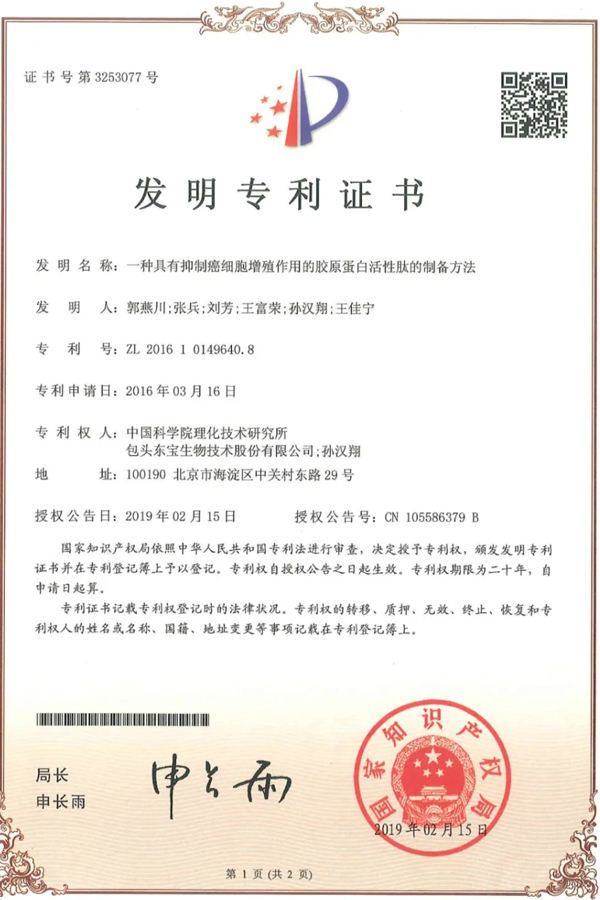 发明专利证书